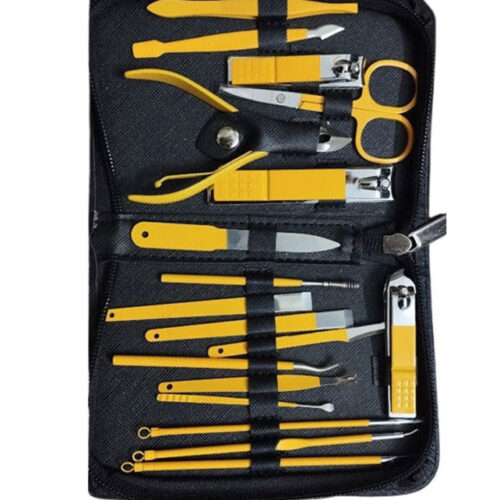 Manicure/Pedicure/Ear cleaning Set - 18 pieces